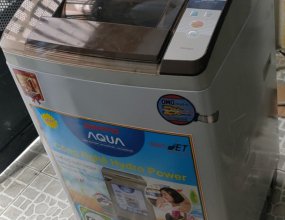 Máy giặt cũ Sanyo 9KG zin êm giặt mạnh sạch đồ, bền bỉ
