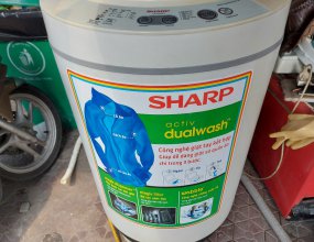 Máy giặt  Sharp ES-N820EV 8.2kg zin giặt mạnh bền bỉ ít hao điện nước