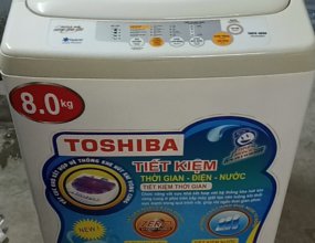 Thanh lý máy giặt Toshiba 8kg còn mới 90% sài tốt giá rẻ